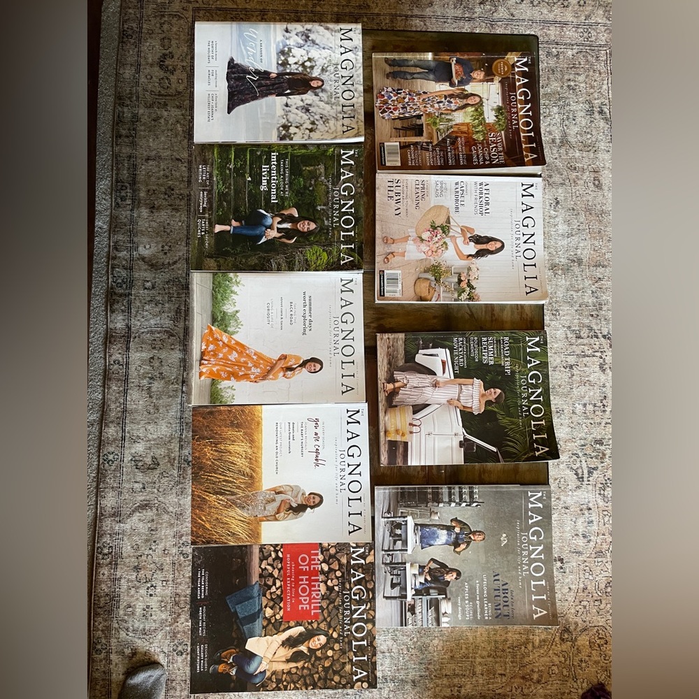 Premier issue +  Magnolia Journal Magazine Collection - Multicolor Covers